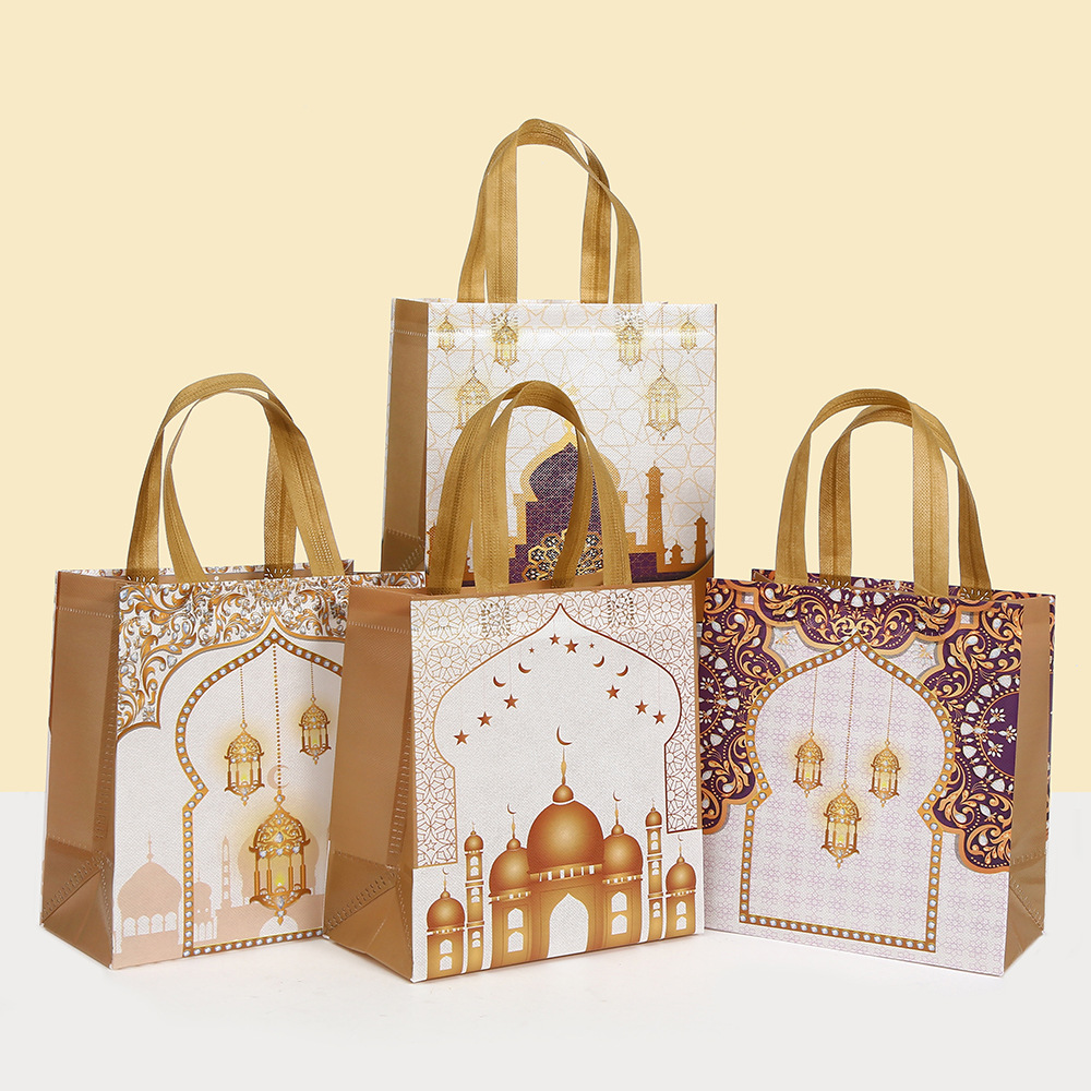Event Party Shop - 6 Stuks Eid Mubarak Thema Niet-geweven