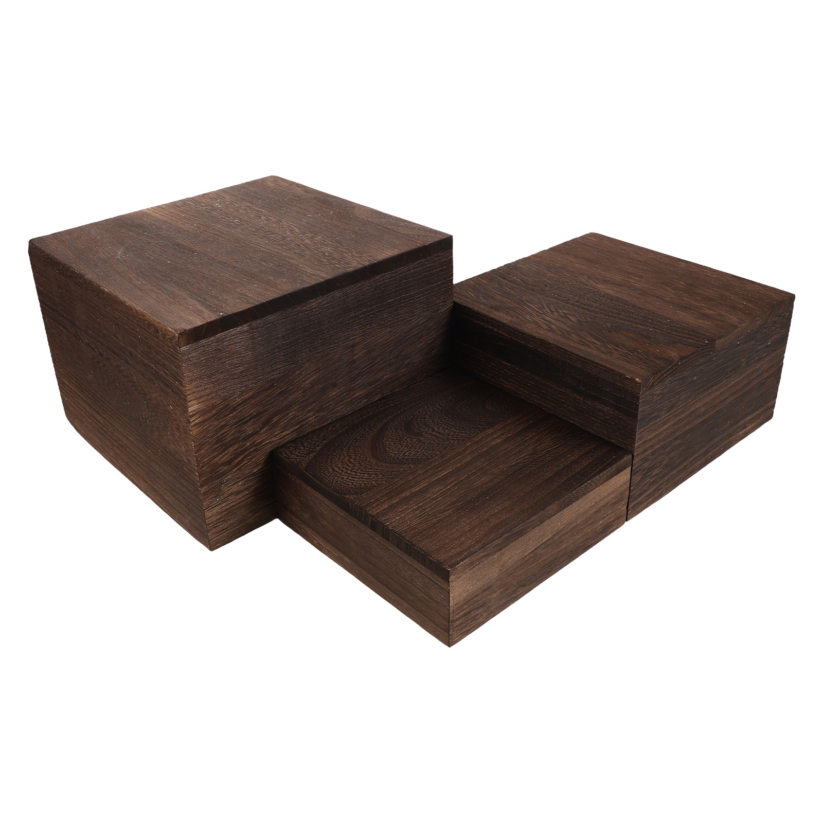 Cupcake Stand Tier - 3 stuks houten taartstandaards, rustieke, meerlaagse