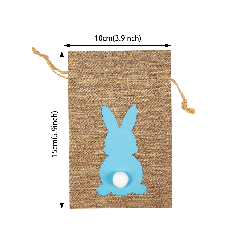 6/12/24 Stuks Pasen Jute Snoep - Cotton Candy Cone recensie en prijs