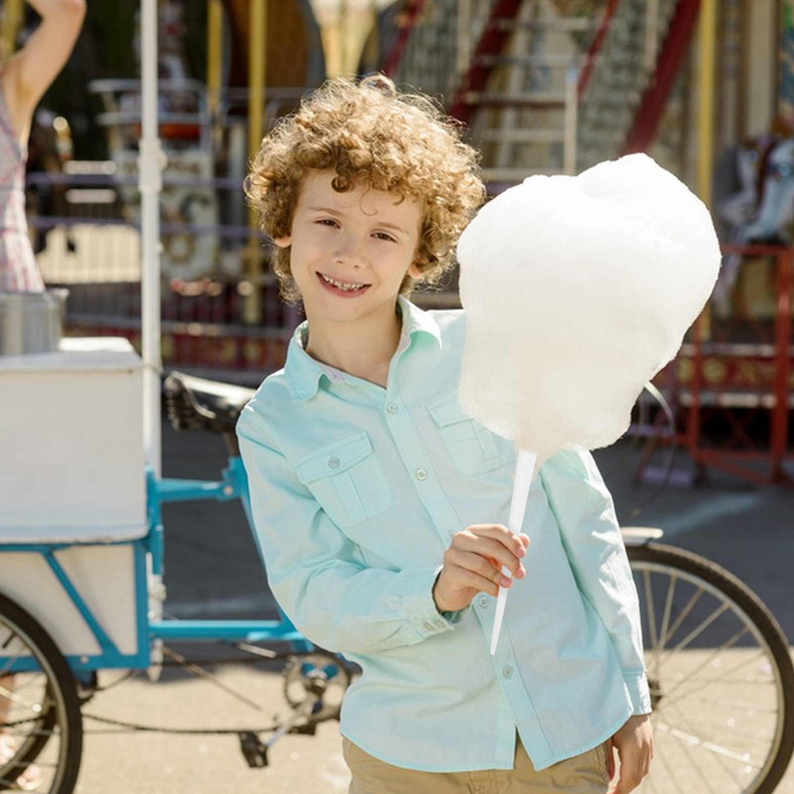 20 stuks katoenpoederstokjes,  - Cotton Candy Cone recensie en prijs